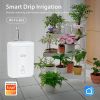 Akıllı Wi-Fi Bluetooth Damla Sulama Sistemi - 10 Saksı Destekli Otomatik Çiçek Sulama Seti - Tuya Destekli resmi